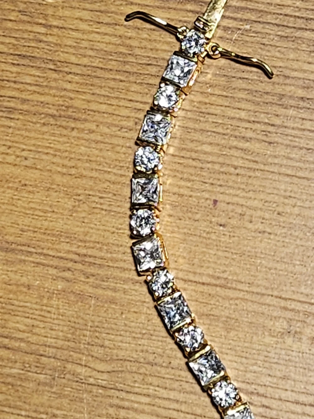 Vintage Cubic zirconia tennis Bracelet - Picture 3 of 4